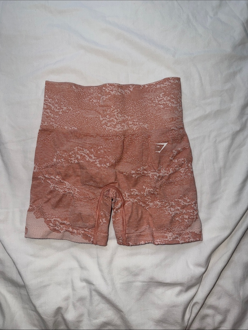 Gymshark Seamless High-Rise Shorts in Mauve Pink